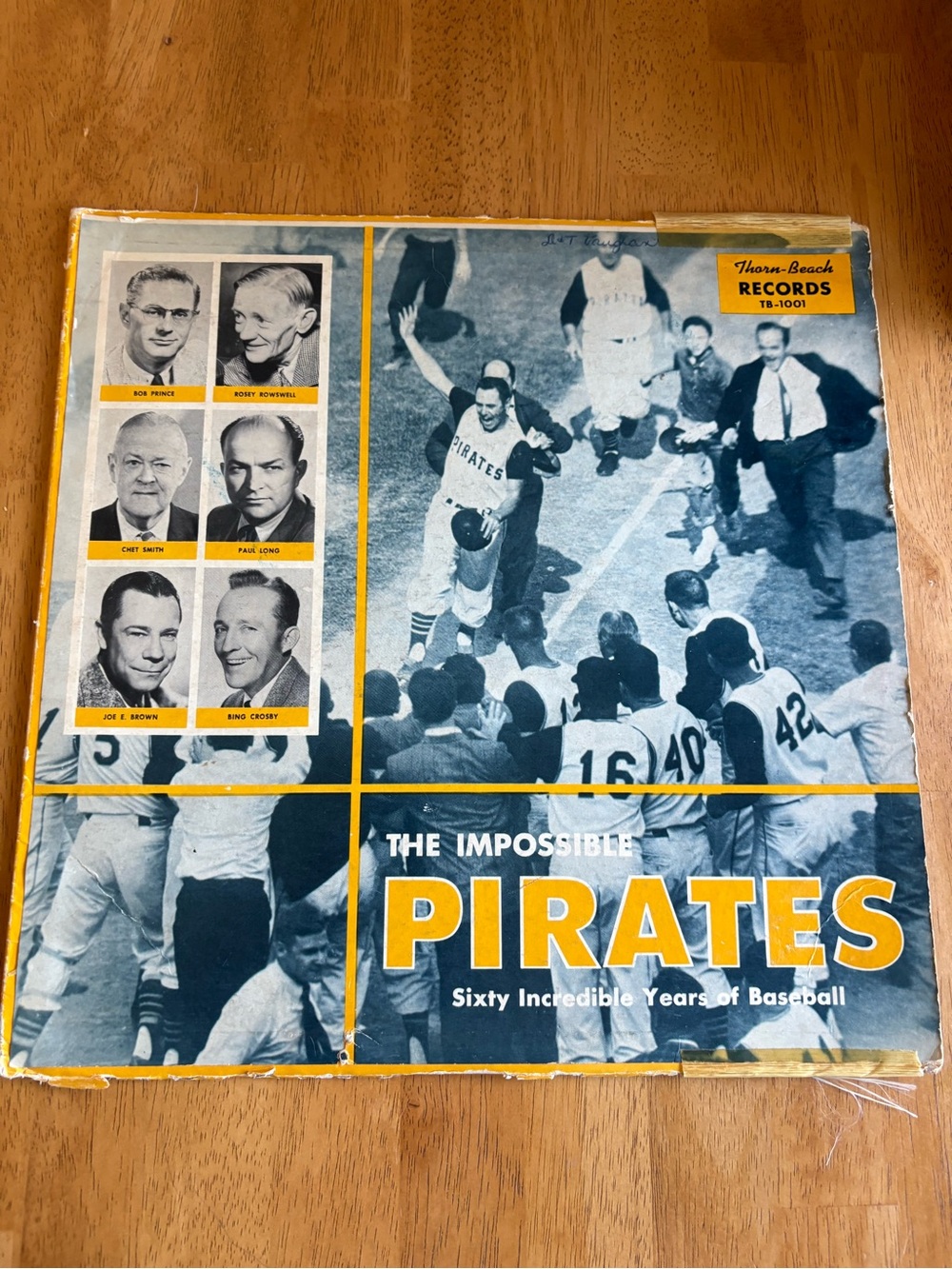 Vintage 1960 Pittsburgh Pirates Vinyl Record